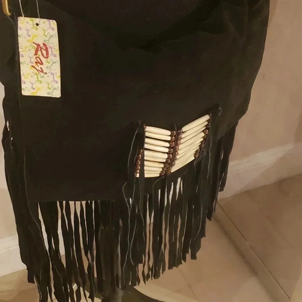 RAJ suede shoulder bag Brand new - Picture 3 of 6